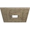 Ekena Millwork Eris Medallion (Canopies up to 9 7/8"), 18"W x 18"H x 3 1/2"ID x 1 1/8"P, Gobi Desert Crackle CM18ERGDC - alternate 3